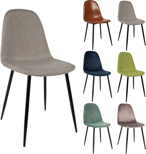 fabric dining chair metal legs|kitchen chairs with metal legs.